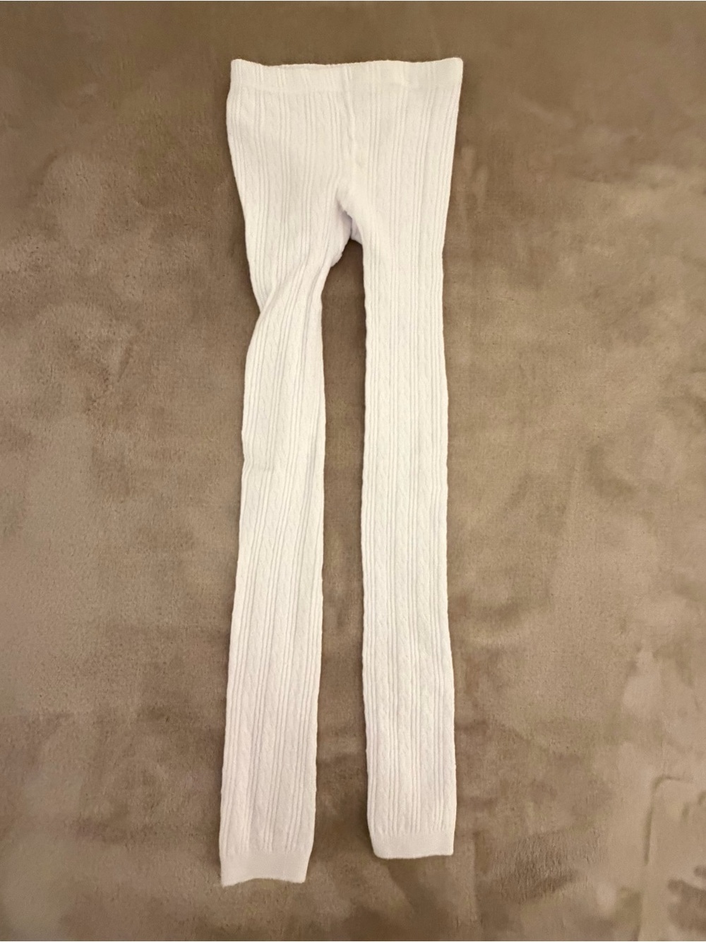 Little Stocking Co Cableknit Footless Tights